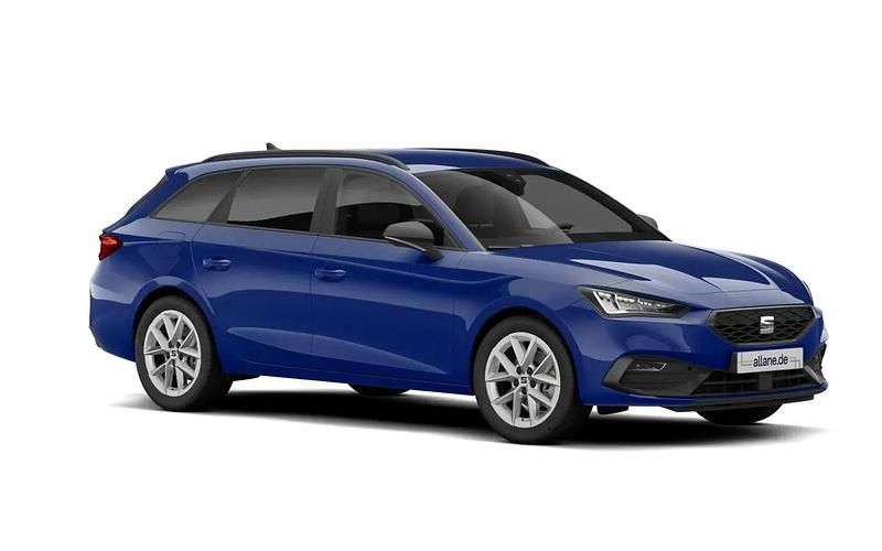 Saphir blau metallic Neu 2025 Seat Leon FR Kombi | 42.835 € - Bild 1/4