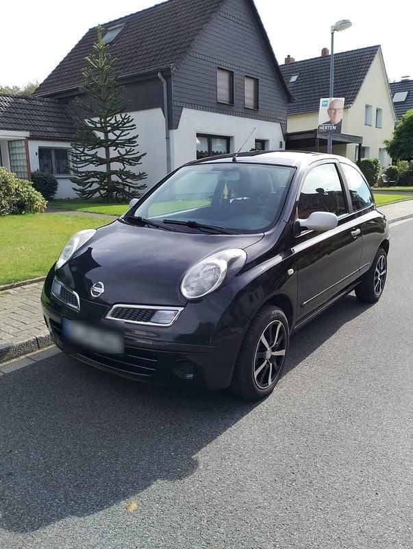 Schwarz Gebraucht 2009 Nissan Micra Kleinwagen | 2.790 € (Teuer) - Bild 1/4