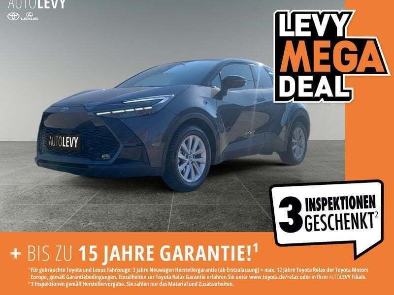 Grey metallic 1g3/ black 202 Gebraucht 2023 Toyota C-HR Lounge SUV | 33.998 € (Fairer Preis) - Bild 1/4