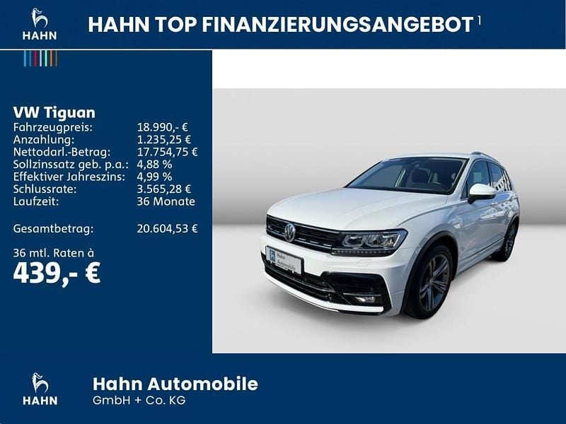 Gebraucht VW Tiguan R-line 150 PS (110 kW) 2018 Weiß SUV