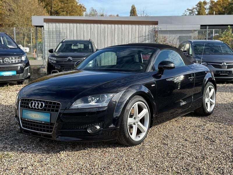Schwarz Gebraucht 2008 Audi TT Roadster S-Line Cabrio | 10.990 € (Guter Preis) - Bild 1/4