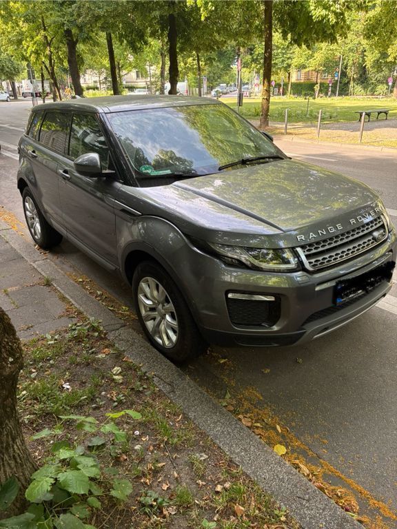 Grau Gebraucht 2018 Land Rover Range Rover evoque SE SUV | 22.050 € (Superpreis) - Bild 1/4