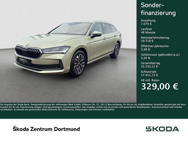 Gelb Gebraucht 2024 Skoda Superb Selection Kombi | 36.577 € - Bild 1/4