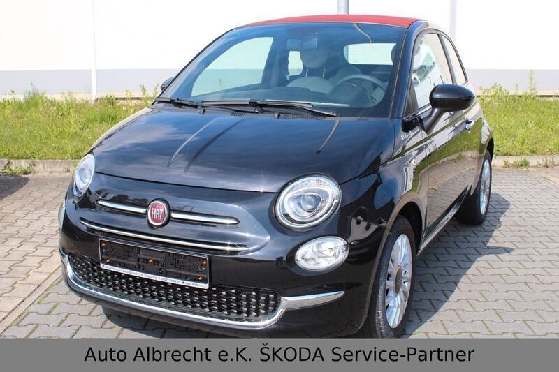 Schwarz Gebraucht 2021 Fiat 500 Dolcevita Cabrio | 13.800 € (Etwas zu teuer) - Bild 1/4