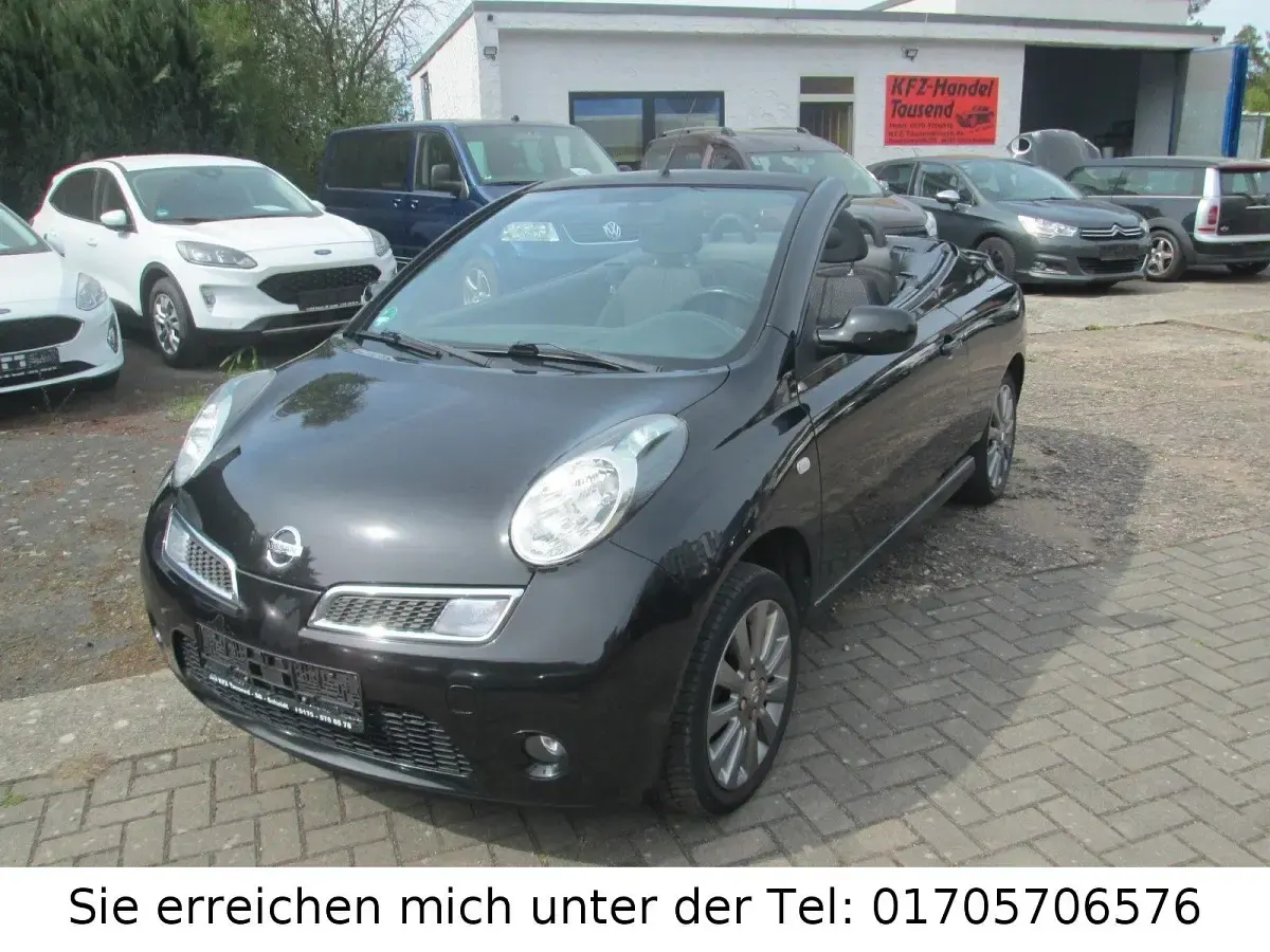 Gebraucht Nissan Micra C+C 88 PS (64 kW) 2008 Schwarz Cabrio