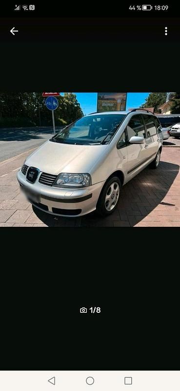 Silber Gebraucht 2003 Seat Alhambra Van / Kleinbus | 1.800 € - Bild 1/4
