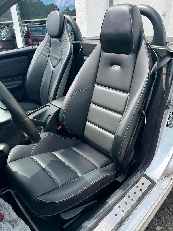 Gebraucht Mercedes SLK320 218 PS (160 kW) 2001 Silber Cabrio