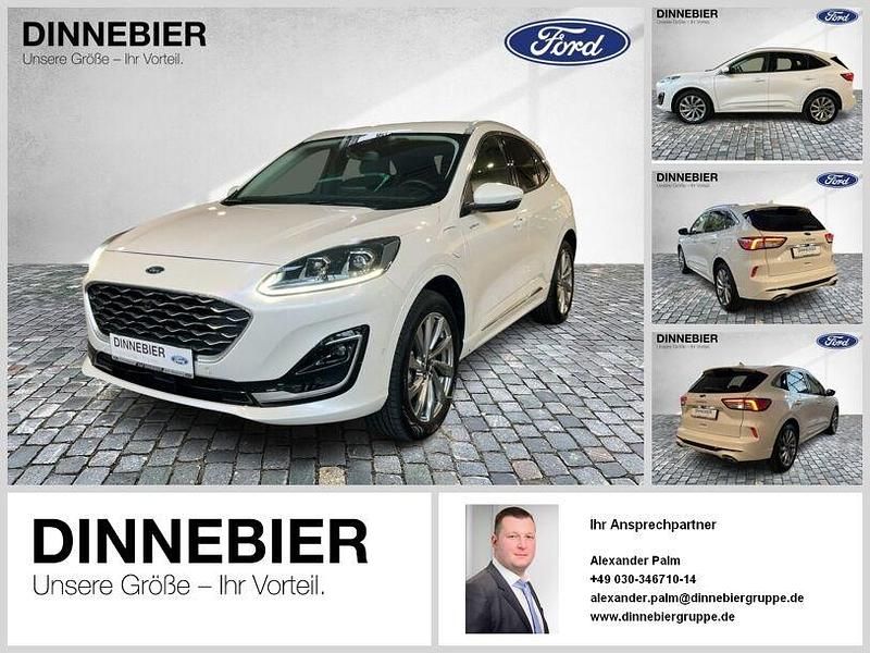 Weiß (metallic) Gebraucht 2021 Ford Kuga Vignale SUV | 32.490 € - Bild 1/3