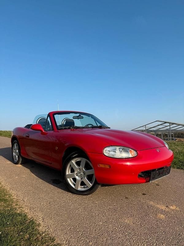 Gebraucht Mazda MX5 110 PS (80 kW) 1999 Rot Cabrio