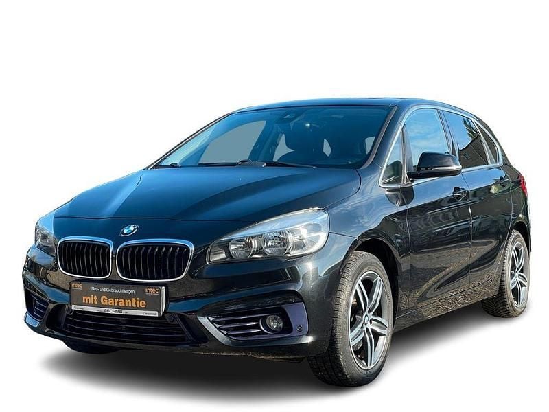 Schwarz Gebraucht 2015 BMW 218 Active Tourer Sport Line Van / Kleinbus | 11.480 € (Fairer Preis) - Bild 1/4