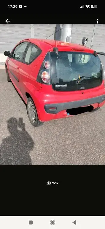 Gebraucht Citroën C1 Advance 68 PS (50 kW) 2008 Rot Kleinwagen