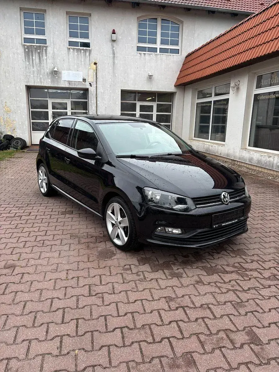 Gebraucht VW Polo Trendline 60 PS (44 kW) 2016 Schwarz Kleinwagen