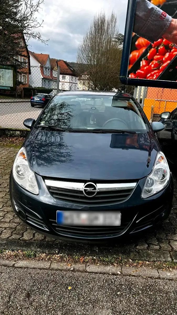 Gebraucht Opel Corsa 57 PS (41 kW) 2009 Blau Kleinwagen