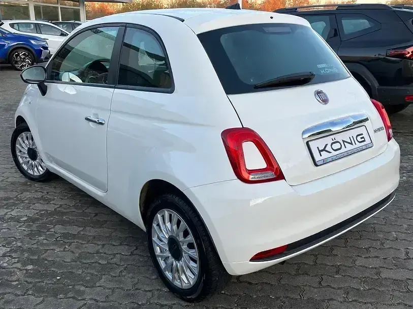 Gebraucht Fiat 500 69 PS (50 kW) 2023 Gelato weiß (5ca) Kleinwagen