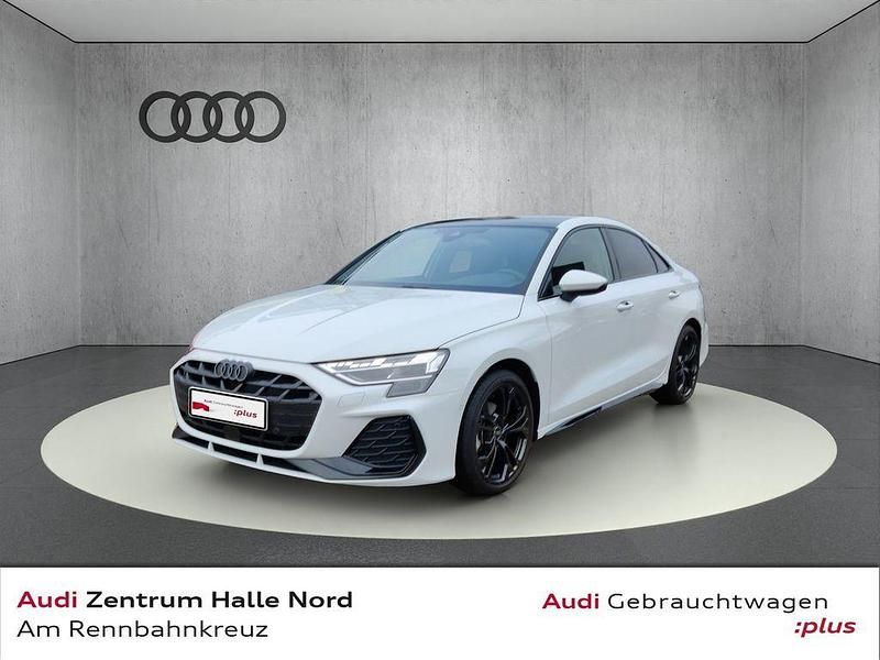 Gletscherweiß metall Gebraucht 2024 Audi A3 S-Line Limousine | 36.980 € - Bild 1/4