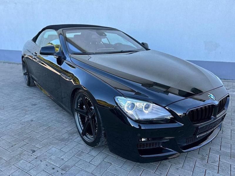 Schwarz Gebraucht 2011 BMW 650 Cabriolet Sport Line Cabrio | 29.800 € - Bild 1/4