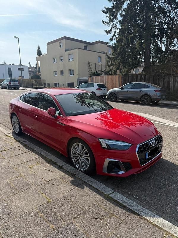 Second-hand Audi A5 S-Line 204 CP (150 kW) 2022 Roșu Coupe