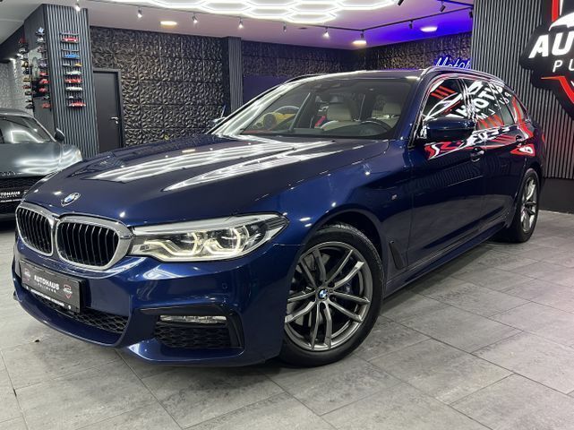Mediterranblau metallic Gebraucht 2017 BMW 530 M Sport Kombi | 27.700 € (Teuer) - Bild 1/4