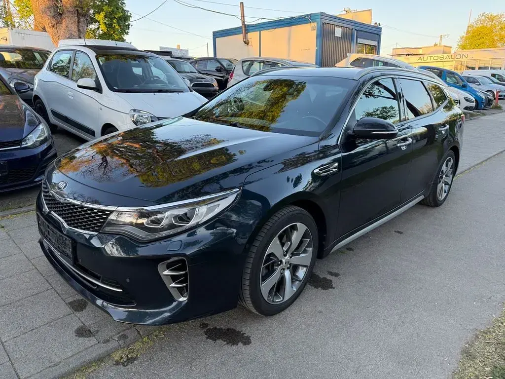 Gebraucht Kia Optima GT-Line 141 PS (103 kW) 2017 Blau Kombi