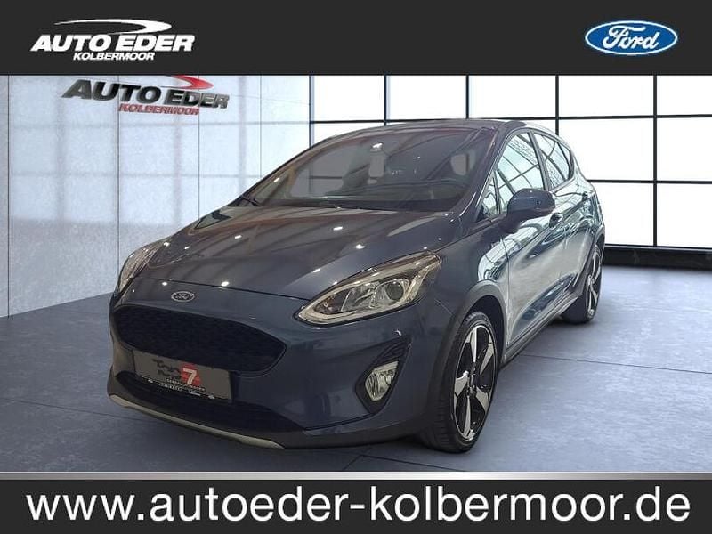 Chromablau (blau) Gebraucht 2021 Ford Fiesta Active X Kleinwagen | 16.990 € (Fairer Preis) - Bild 1/4
