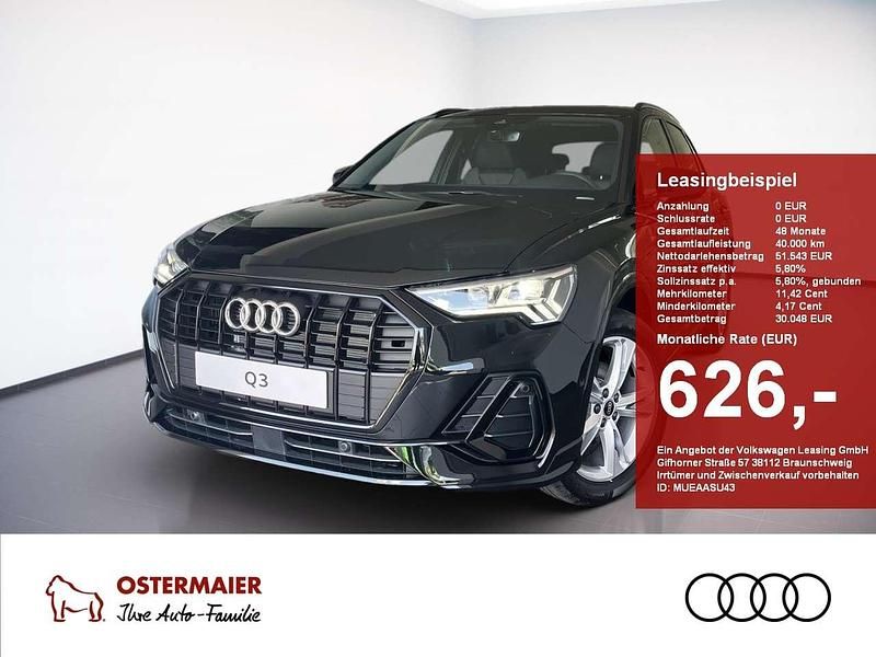 Neu Audi Q3 S-Line 150 PS (110 kW) 2025 Mythosschwarz SUV