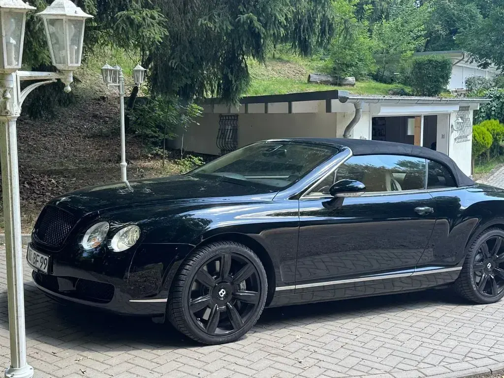 Gebraucht Bentley Continental GT Convertible 559 PS (411 kW) 2007 Schwarz Cabrio