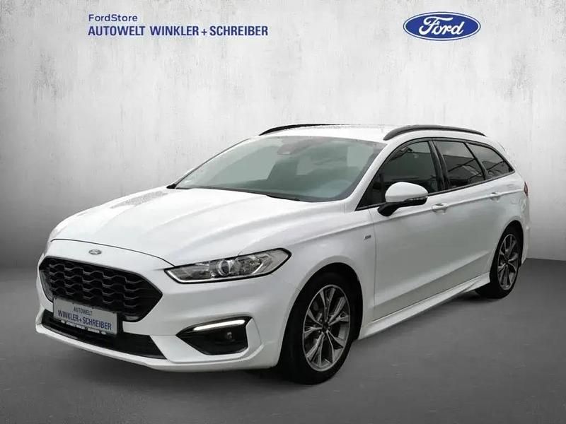 Frostweiß Gebraucht 2021 Ford Mondeo ST-Line Kombi | 18.590 € (Fairer Preis) - Bild 1/4