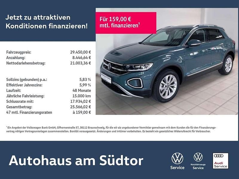 Petroleum blue metallic Gebraucht 2024 VW T-Roc Style SUV | 29.450 € (Guter Preis) - Bild 1/1