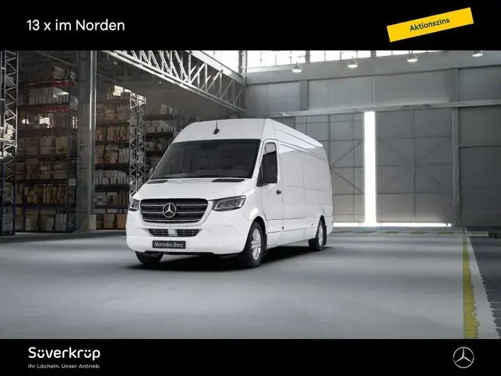 Arktikweiß Gebraucht 2024 Mercedes Sprinter Van | 54.621 € (Superpreis) - Bild 1/4