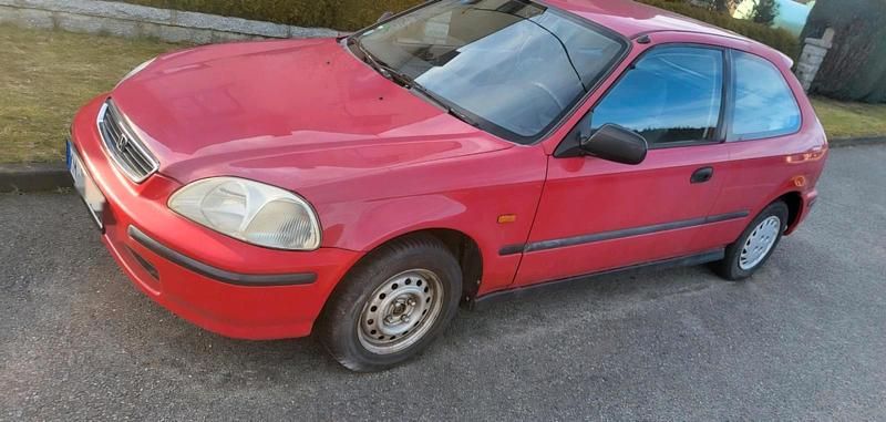 Gebraucht Honda Civic 1997 Rot Kleinwagen