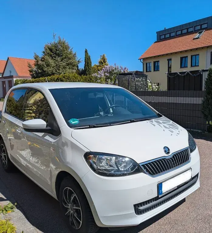 Gebraucht Skoda Citigo Fun 60 PS (44 kW) 2017 Weiß Kleinwagen