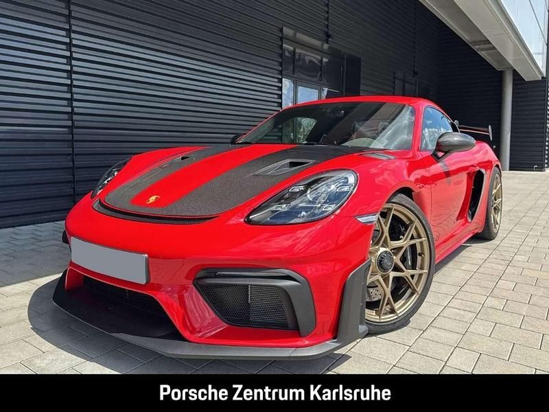Rot Gebraucht 2024 Porsche 718 Cayman GT4 Coupé | 179.900 € (Teuer) - Bild 1/4