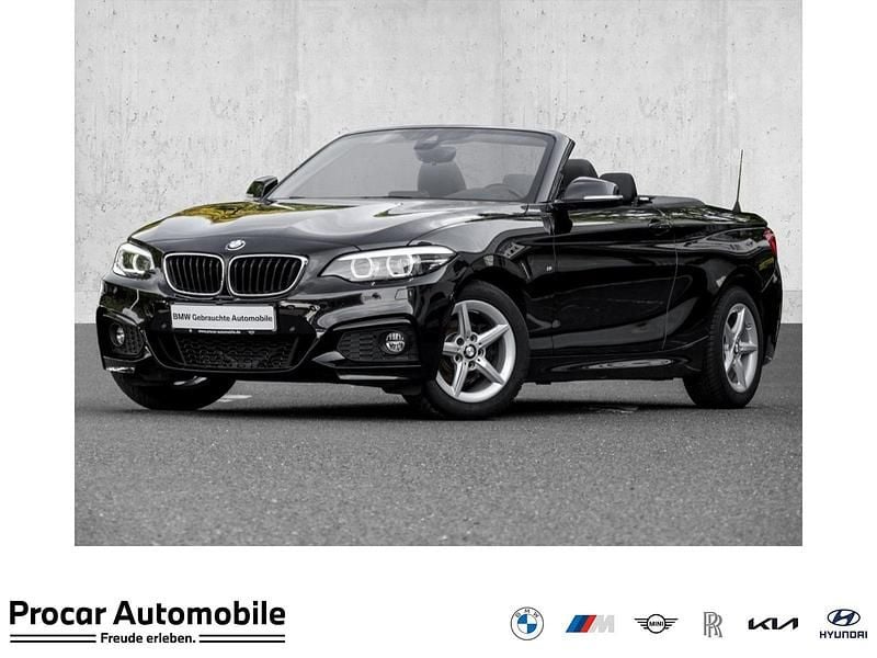 Schwarz Gebraucht 2018 BMW 218 M Sport Cabrio | 19.480 € (Fairer Preis) - Bild 1/4