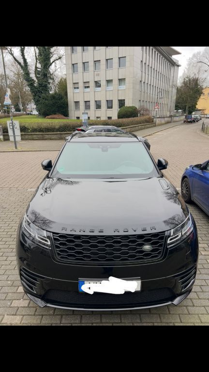 Schwarz Gebraucht 2018 Land Rover Range Rover Velar R-Dynamic SUV | 33.500 € (Teuer) - Bild 1/4