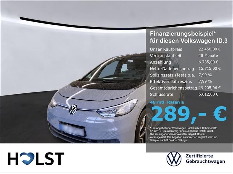 Gebraucht VW ID.3 Pro 106 kW (145 PS) 2022 Grau Kleinwagen