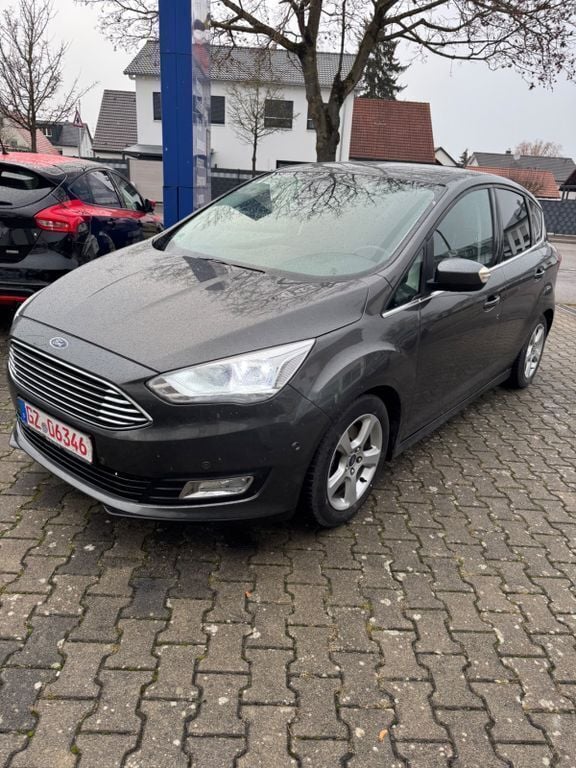 Grau Gebraucht 2018 Ford C-MAX Titanium Van / Kleinbus | 8.990 € (Superpreis) - Bild 1/4