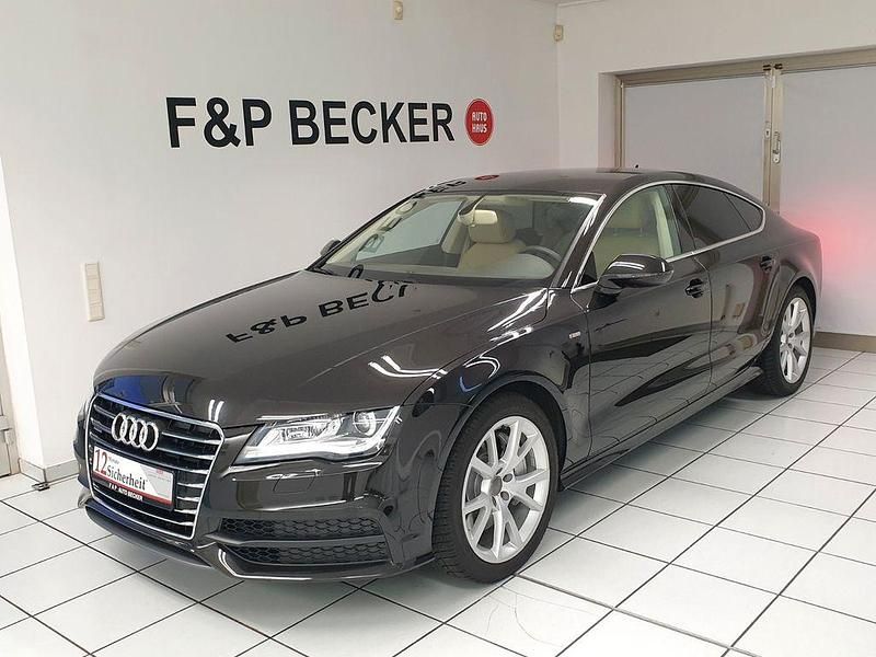 Schwarz Gebraucht 2013 Audi A7 Sportback S-Line Kleinwagen | 29.950 € - Bild 1/4