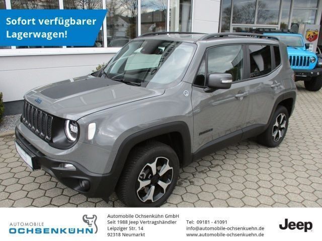 Grau Gebraucht 2020 Jeep Renegade Trailhawk SUV | 30.890 € (Teuer) - Bild 1/4