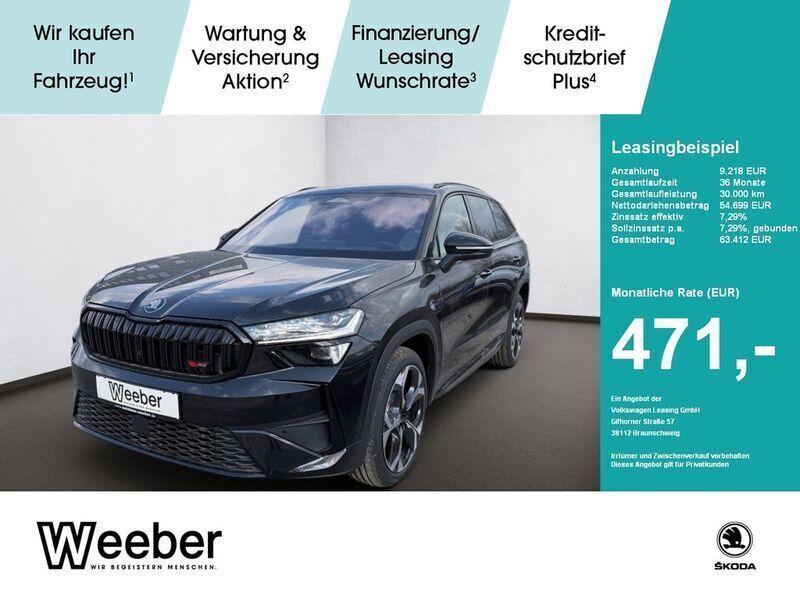 Schwarz Gebraucht 2025 Skoda Kodiaq RS SUV | 52.990 € (Fairer Preis) - Bild 1/4