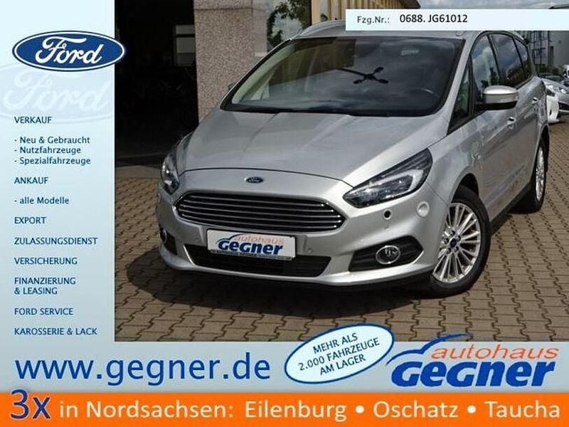 Silber Gebraucht 2019 Ford S-MAX Business Edition Van / Kleinbus | 14.840 € (Guter Preis) - Bild 1/4