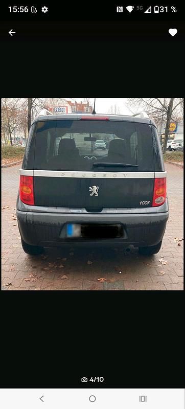 Gebraucht Peugeot 1007 75 PS (55 kW) 2005 Schwarz Van / Kleinbus