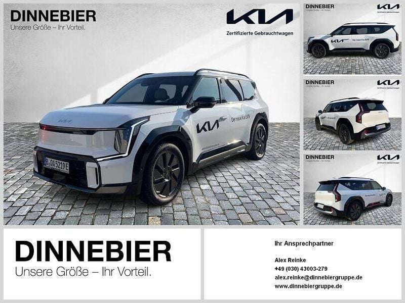 Weiß (metallic) Gebraucht 2025 Kia EV9 3 SUV | 68.678 € (Guter Preis) - Bild 1/4