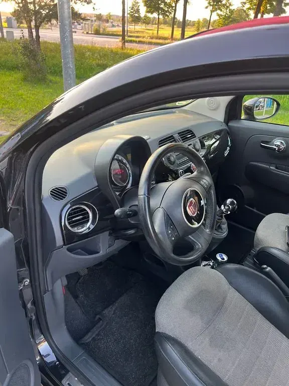 Gebraucht Fiat 500 69 PS (50 kW) 2011 Schwarz Cabrio