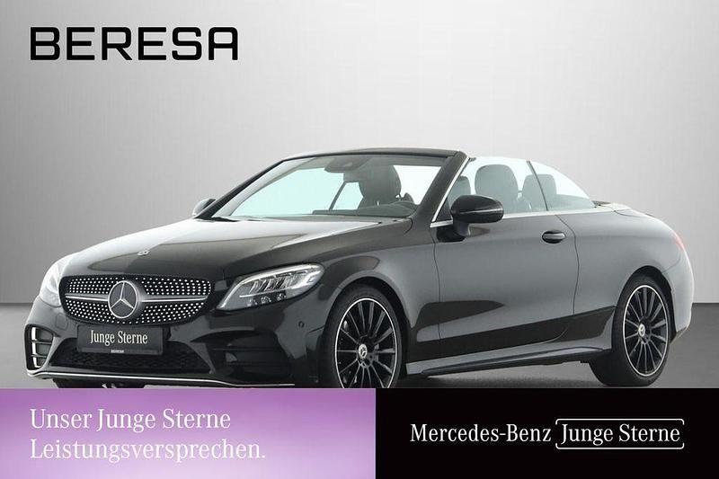 Schwarz Gebraucht 2022 Mercedes C220 AMG Cabrio | 37.580 € (Fairer Preis) - Bild 1/3