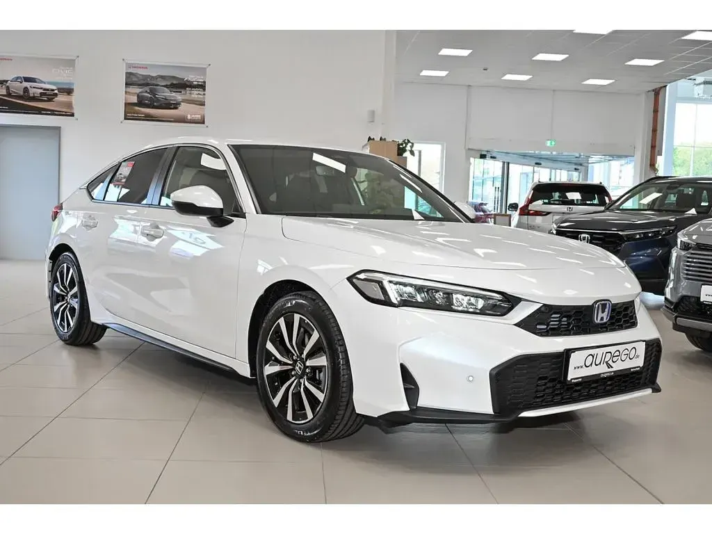 Neu Honda Civic Elegance 143 PS (105 kW) 2026 Weiss Limousine