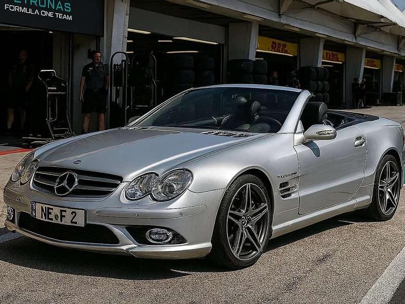 Silber Gebraucht 2007 Mercedes SL55 AMG AMG Cabrio | 42.900 € (Etwas zu teuer) - Bild 1/4