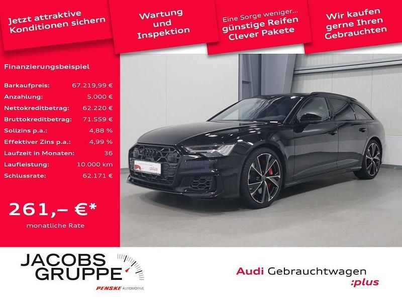 Mythosschwarz metallic Gebraucht 2024 Audi S6 Ambiente Kombi | 67.220 € (Guter Preis) - Bild 1/4