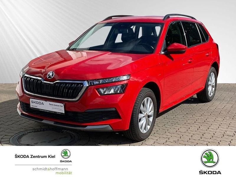Rot Gebraucht 2021 Skoda Kamiq Ambition SUV | 16.480 € (Superpreis) - Bild 1/4