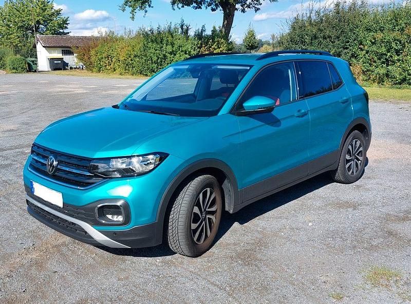 Blau Gebraucht 2021 VW T-Cross Life SUV | 18.600 € (Guter Preis) - Bild 1/4