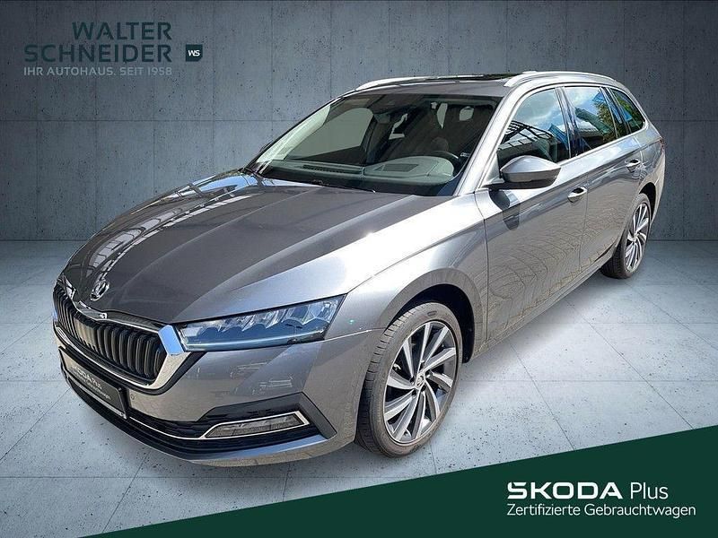 Graphitegrau metallic met. Gebraucht 2022 Skoda Octavia Style Kombi | 25.950 € (Fairer Preis) - Bild 1/4